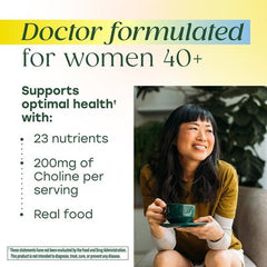 MegaFood etiqueta nutricional legible con vitaminas y minerales clave