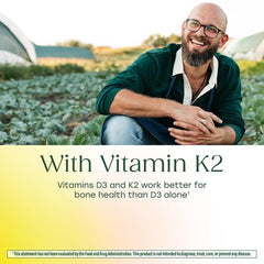 MegaFood etiqueta nutricional enfocada para ver información de D3 y K2