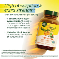 MegaFood etiqueta nutricional en primer plano con información clara