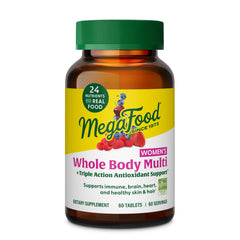 MegaFood frente del empaque mostrando beneficio integral