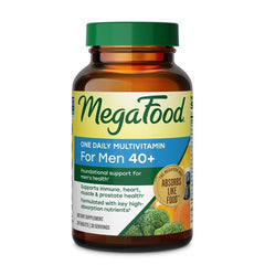 MegaFood frente del empaque mostrando dosis diaria y beneficios