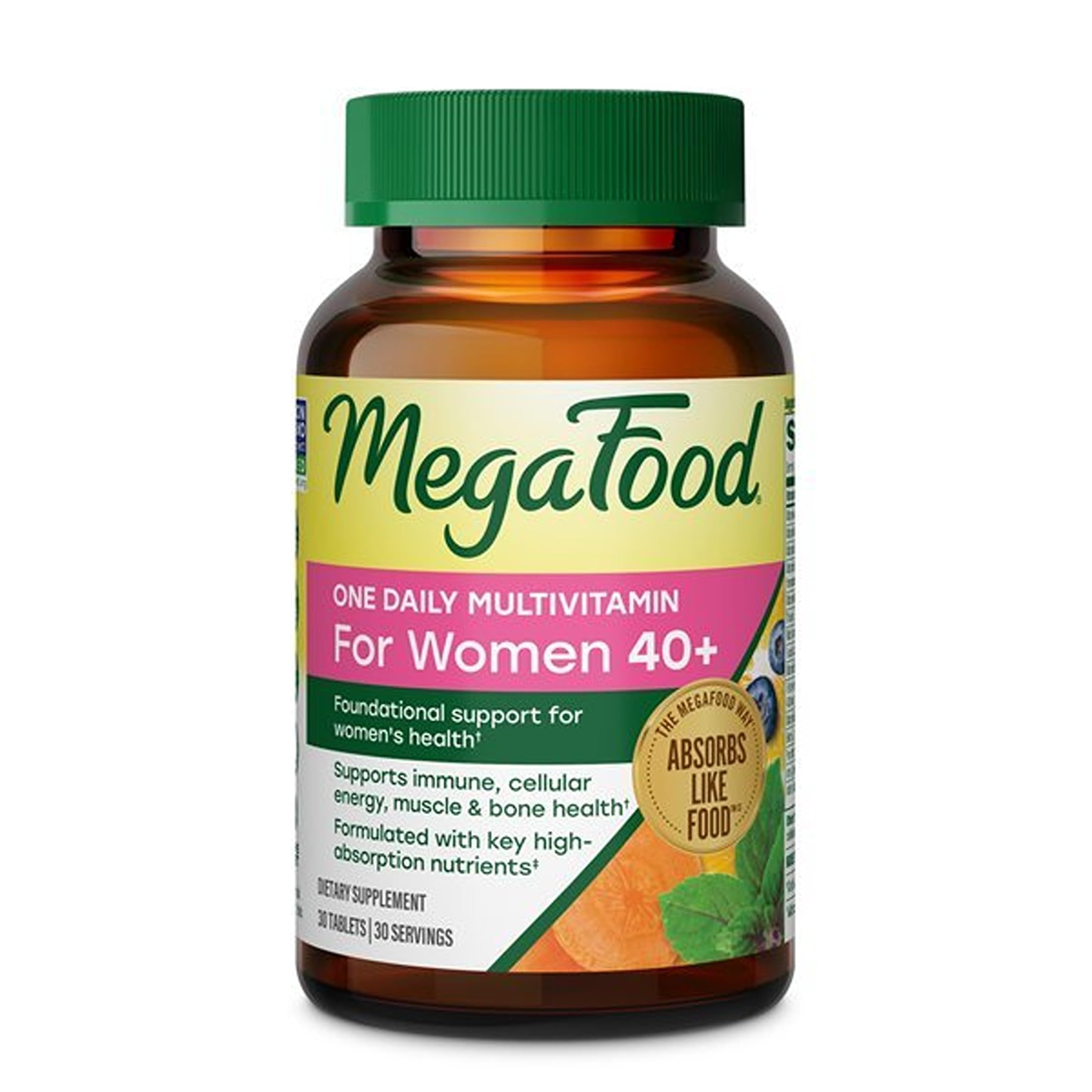 MegaFood vista frontal del empaque mostrando la marca y beneficio diario