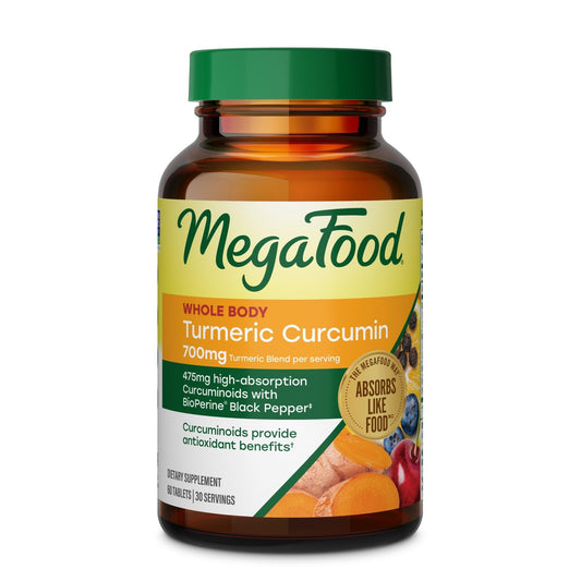 MegaFood presentación frontal de la caja mostrando diseño y cantidad