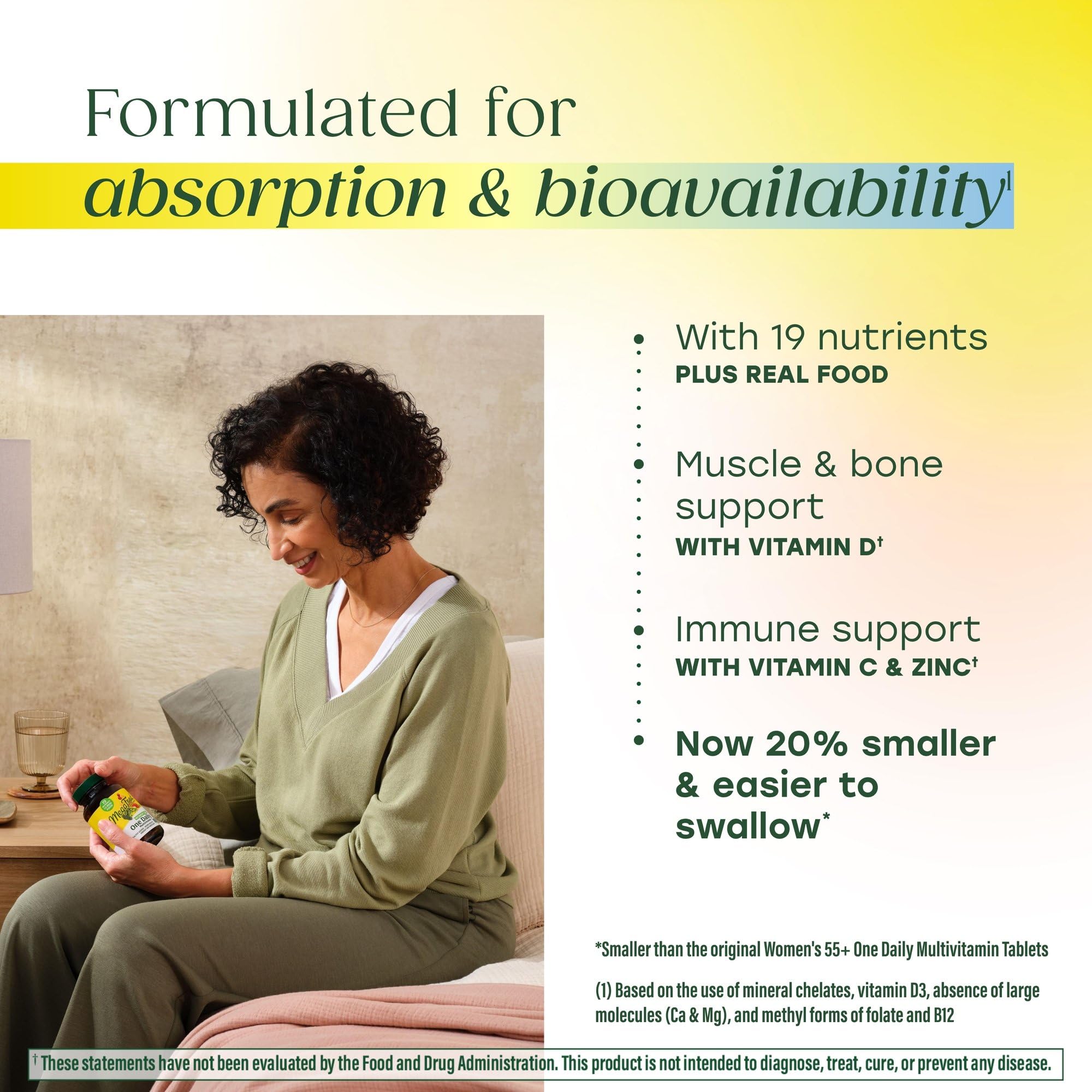 MegaFood ingredientes de alimentos reales destacando naturalidad