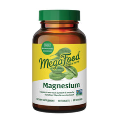 MegaFood frasco frontal mostrando etiqueta y beneficio de soporte cardíaco