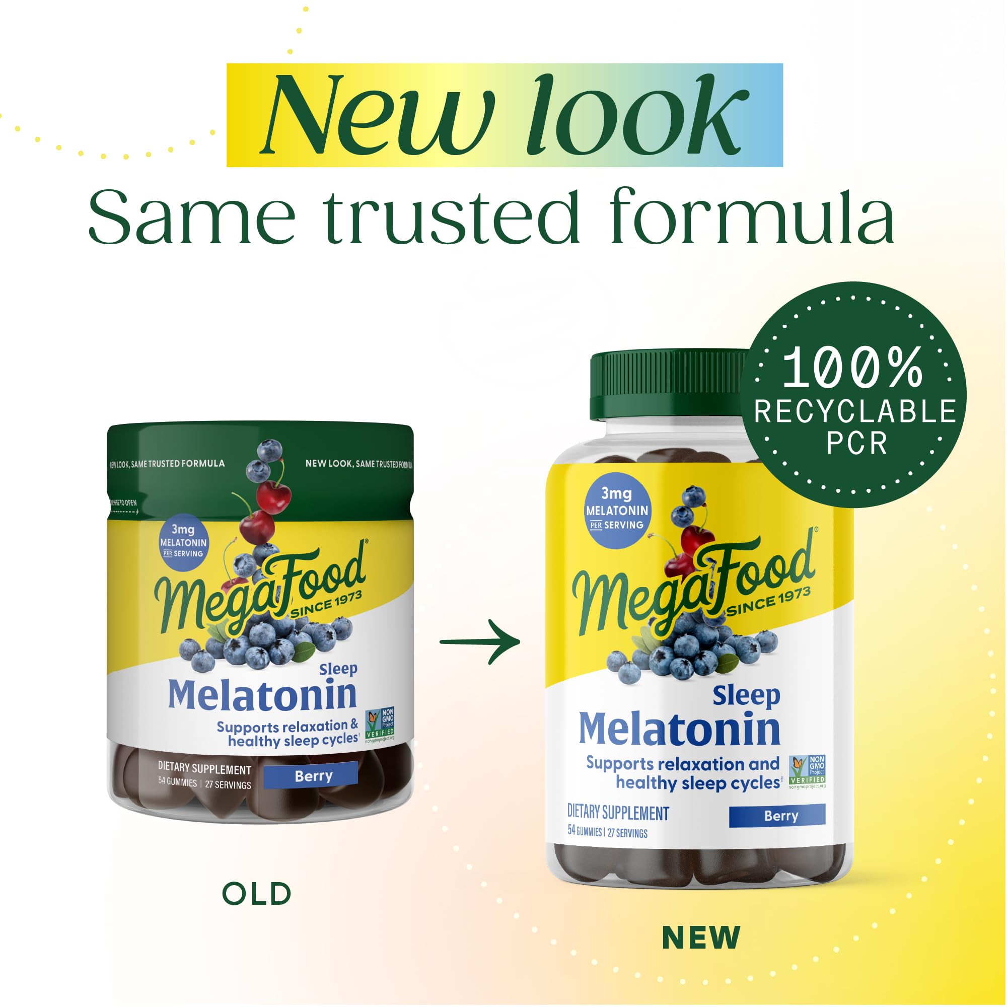 MegaFood primer plano de textura de gominola, masticable natural