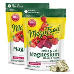 MegaFood botella frontal del pack 2 mostrando etiqueta clara y beneficios