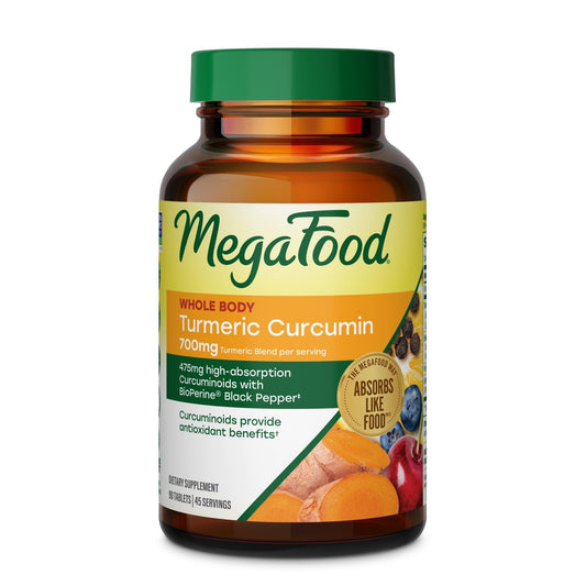 MegaFood frente del empaque mostrando la presentación y beneficios