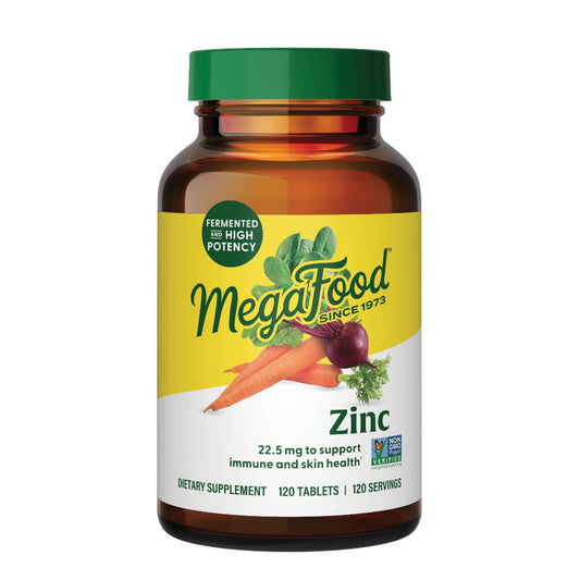MegaFood envase frontal mostrando formato y beneficios