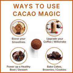 MEGAPLANTS taza humeante de Cacao Magic lista para beber con efecto reconfortante
