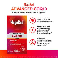 MegaRed caja abierta con cápsulas organizadas, visión del contenido del envase