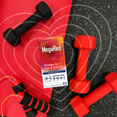 MegaRed etiqueta con información nutricional y garantías de potencia