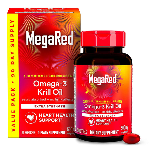 MegaRed frente del empaque mostrando caja y logo, confianza y pureza