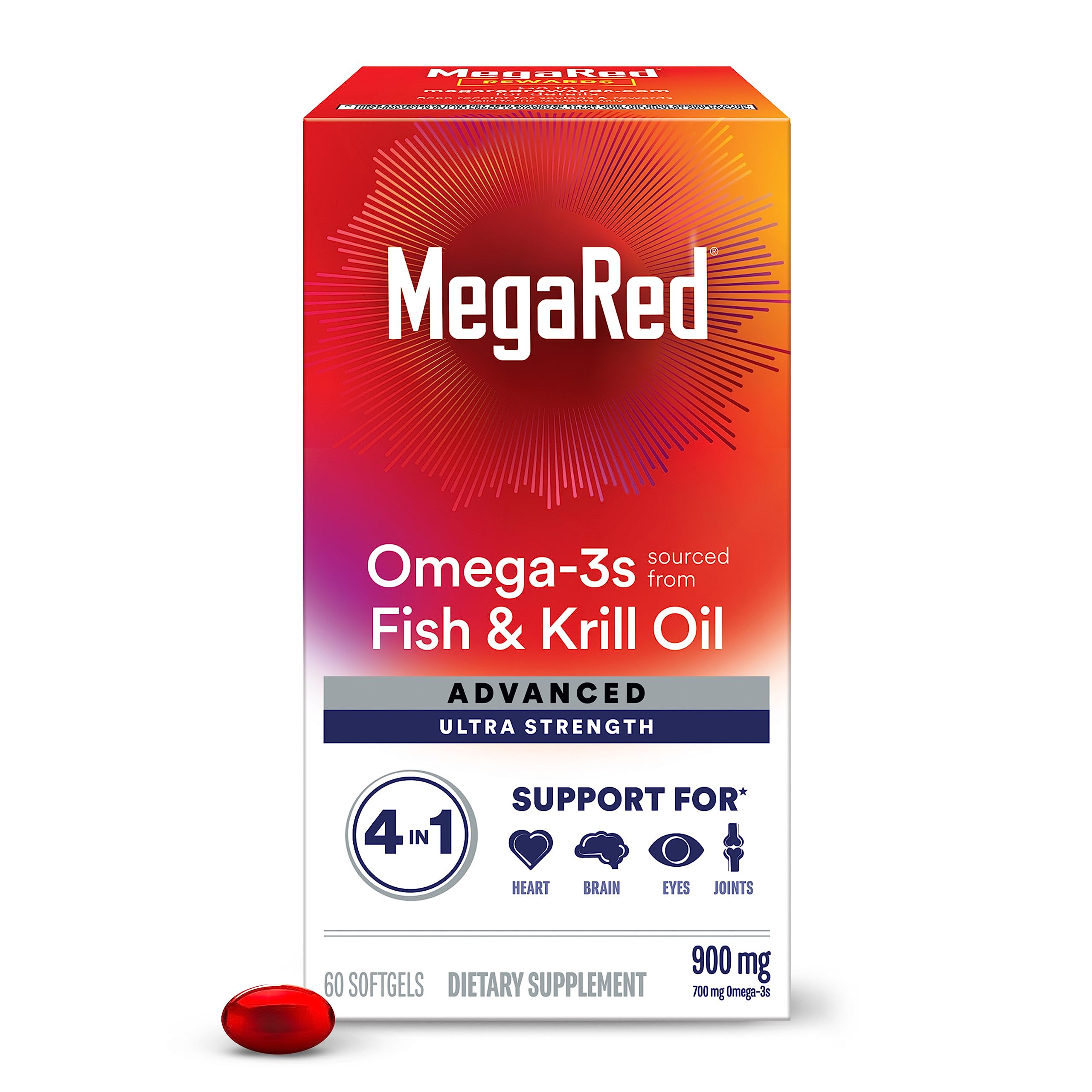 MegaRed envase frontal mostrando diseño y cantidad, confianza en pureza