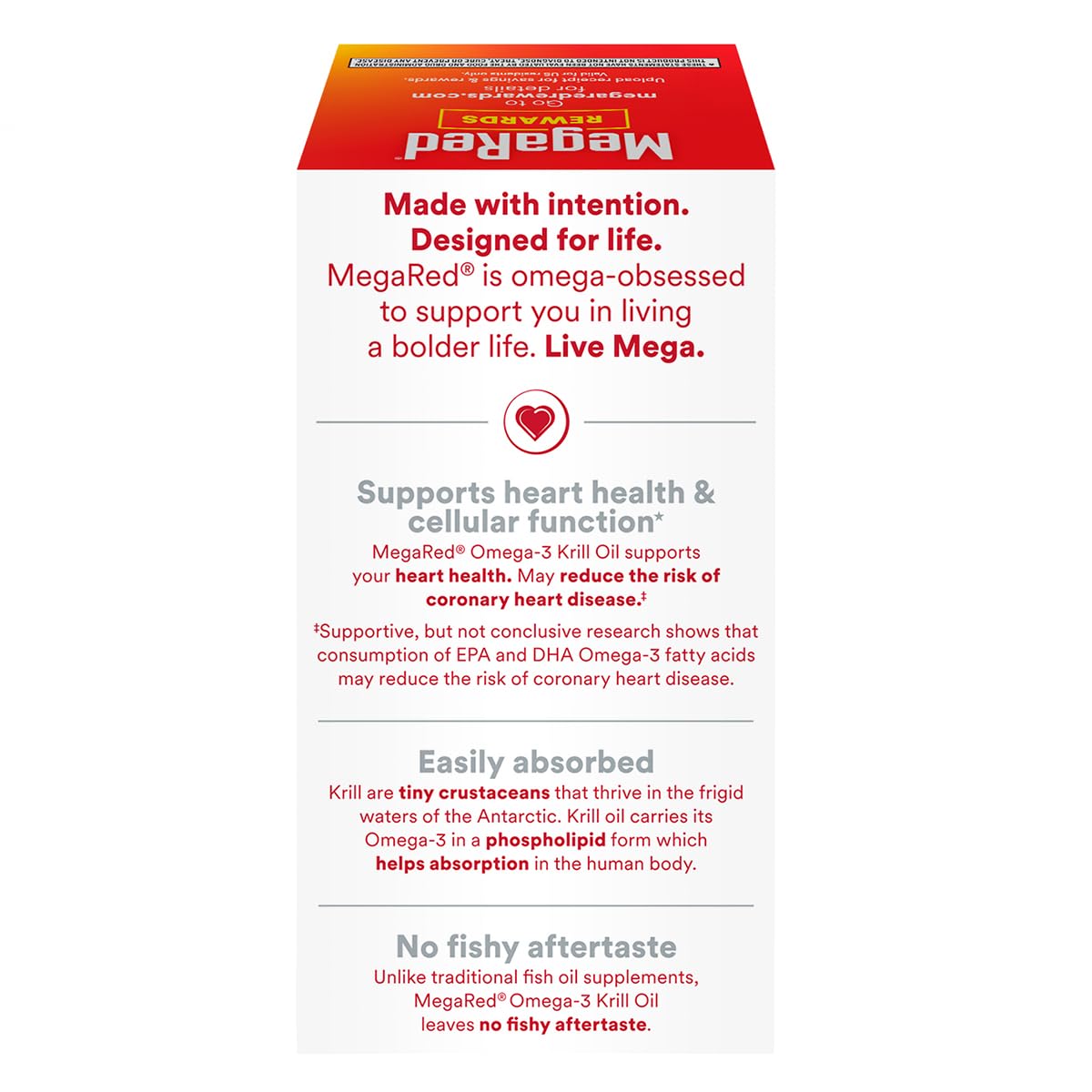 MegaRed detalle del aceite y brillo, antioxidante estable