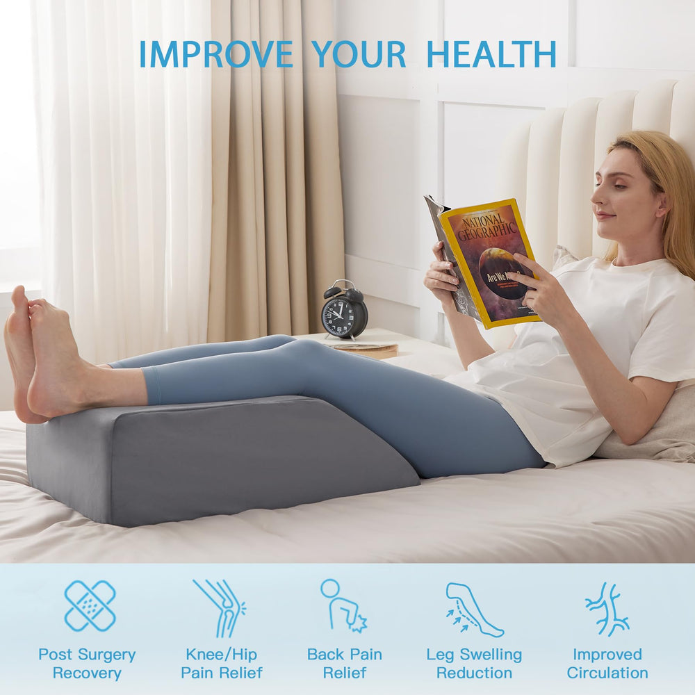 MEGCXIT cojín en cama elevando piernas para descanso y alivio