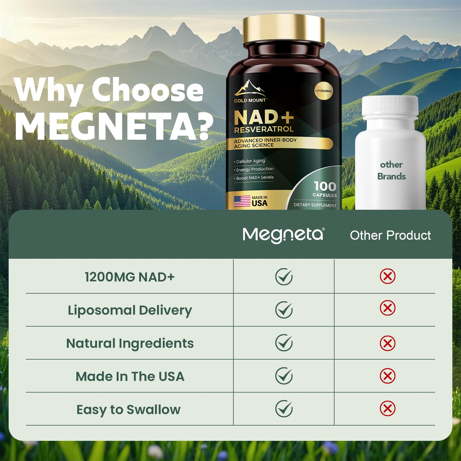 MEGNETA etiqueta con información nutricional para mayor transparencia