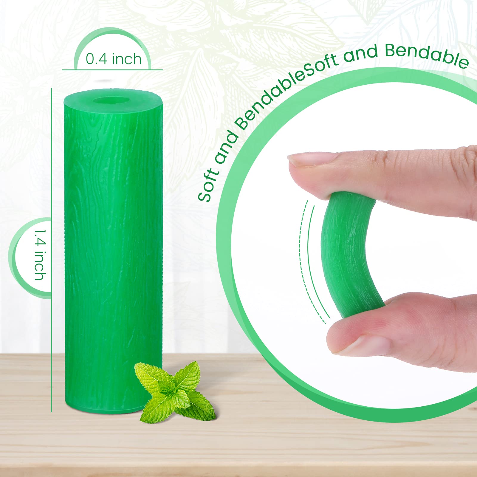 Melonsun masticador en mano para comparar tamaño y portabilidad
