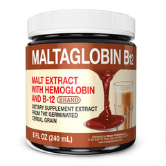 Menper Maltaglobin frasco frontal mostrando etiqueta y beneficio de energía