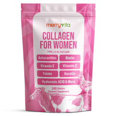 MERRY VITA frontal del envase mostrando etiqueta clara y beneficios