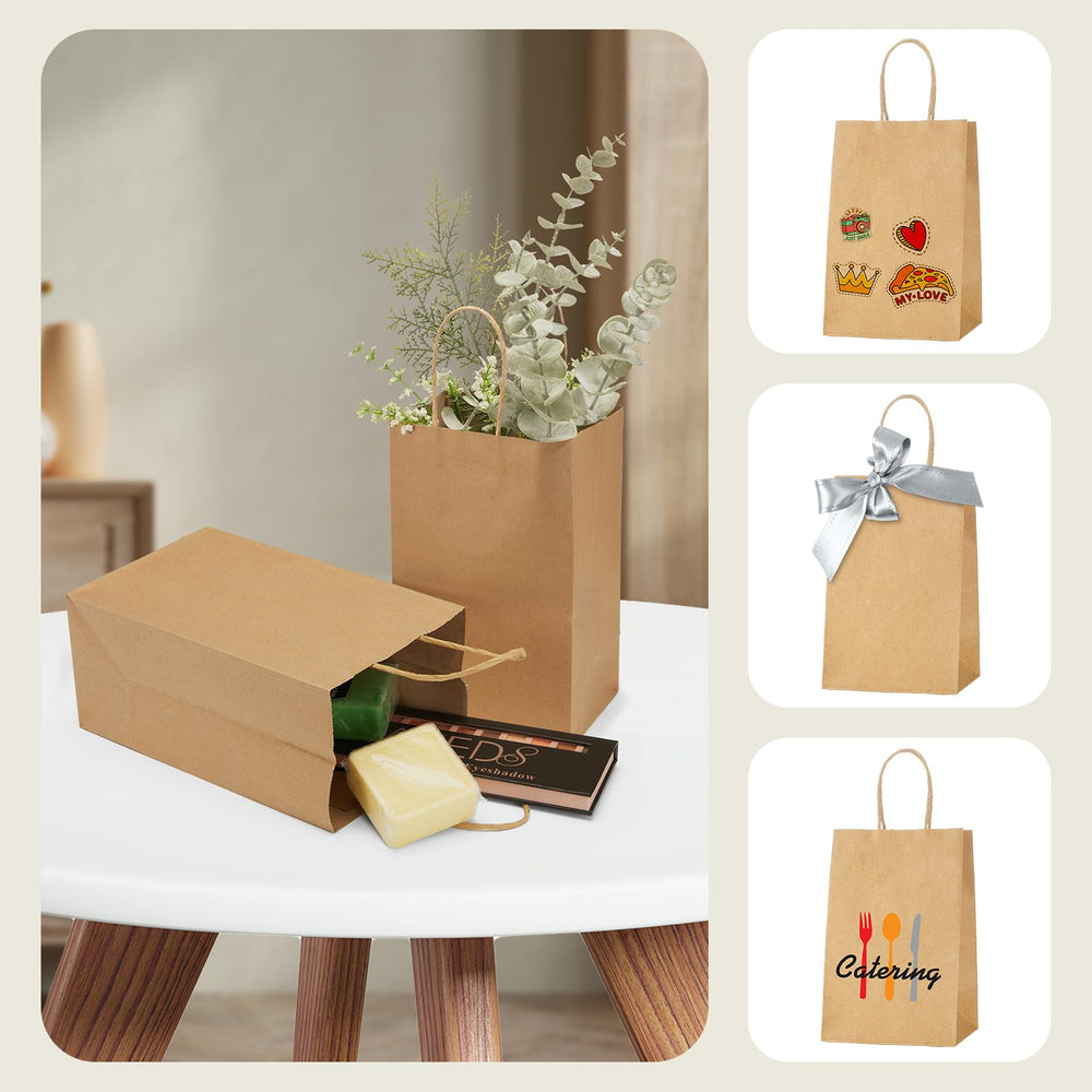 MESHA escena lifestyle con bolsas en mesa para fiesta o tienda