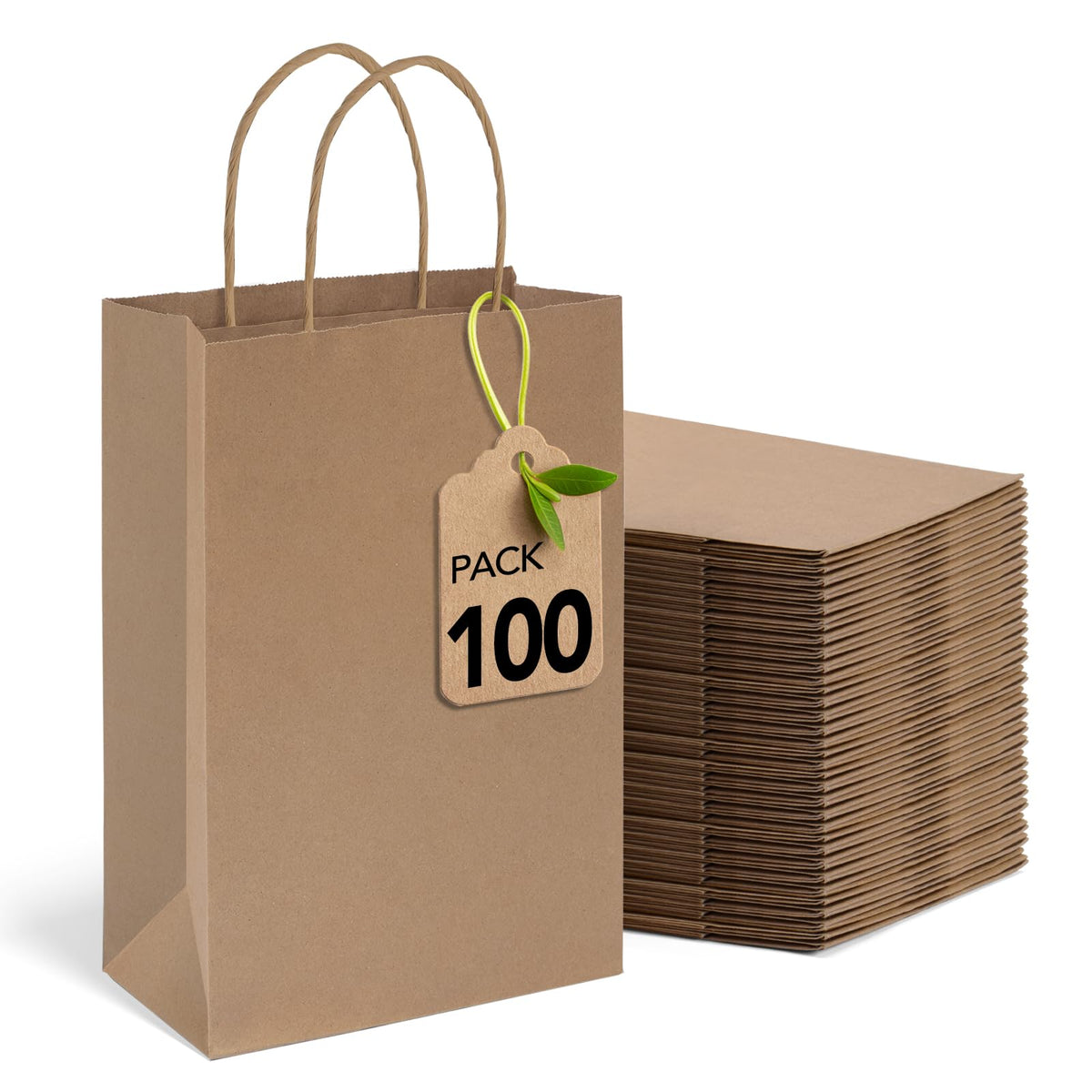 MESHA bolsa kraft frontal mostrando diseño clásico y versatilidad