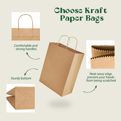 MESHA textura kraft marrón, superficie ideal para personalizar