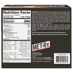 MET-Rx barra cortada para ver interior y aporte proteico
