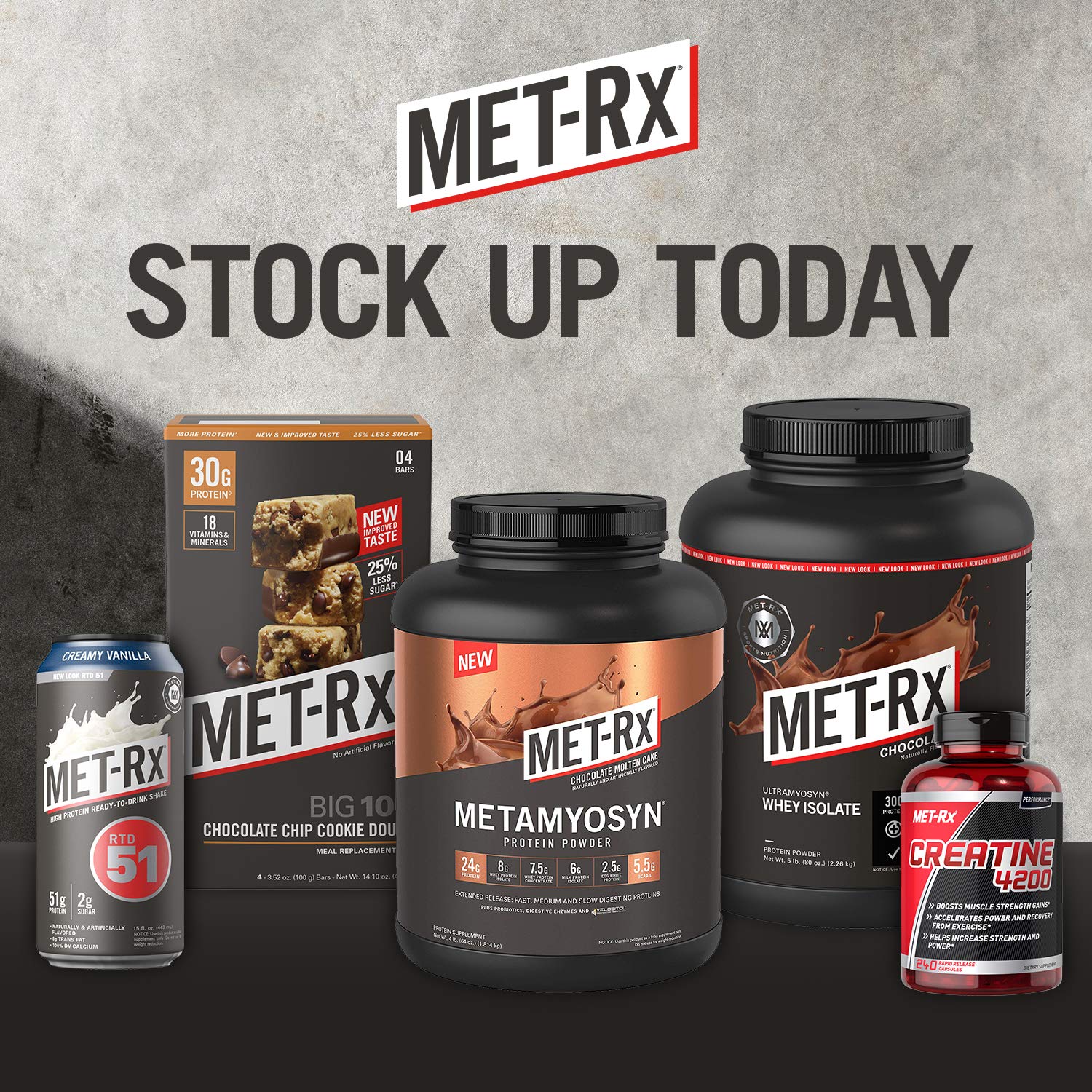 MET-Rx barra junto a equipo de gimnasio como snack post-entreno