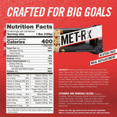 MET-Rx etiqueta nutricional e ingredientes, transparencia y nutrientes