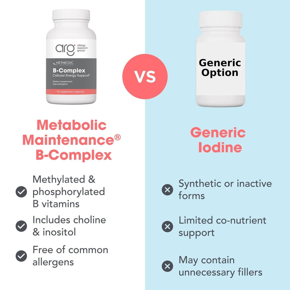 Metabolic Maintenance frasco sobre encimera de cocina sugiriendo uso diario