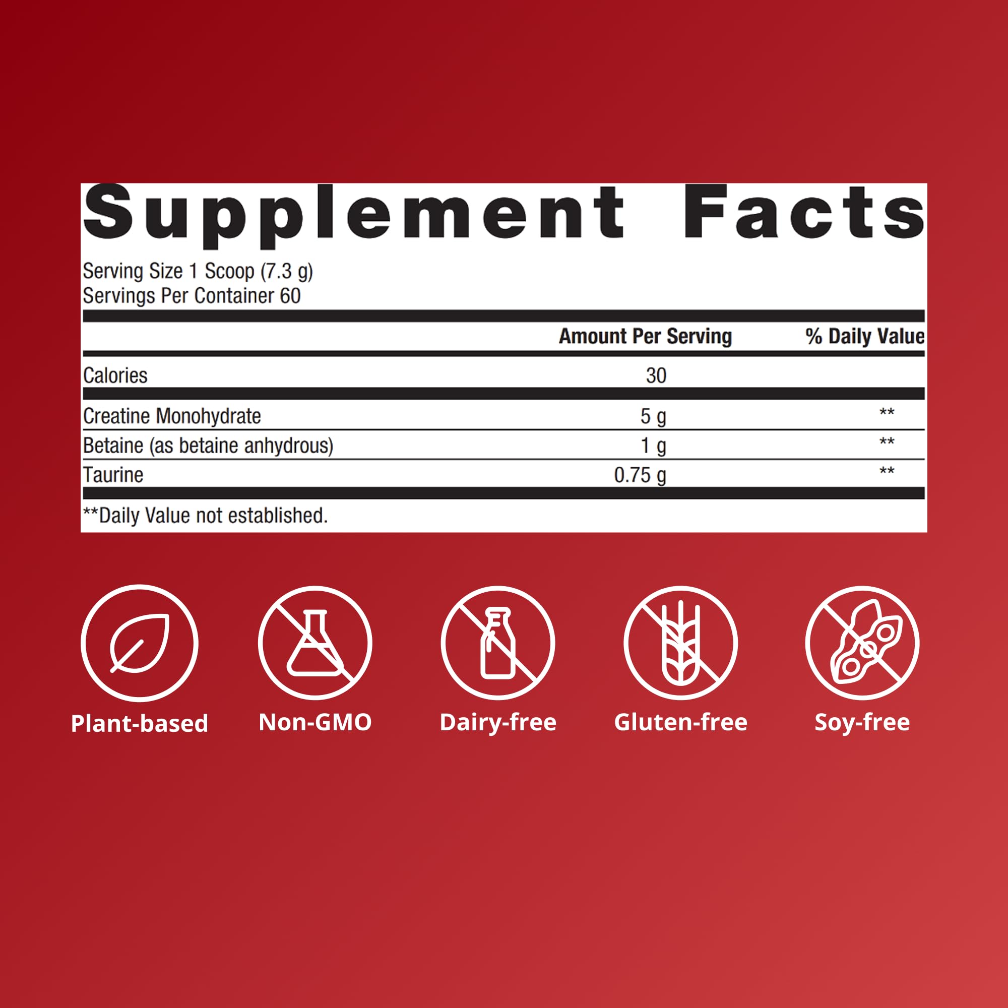 Metagenics Creatine UP cuchara medidora junto al envase, control de dosis preciso