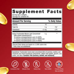 Metagenics SPM Active etiqueta con ingredientes y certificaciones de calidad