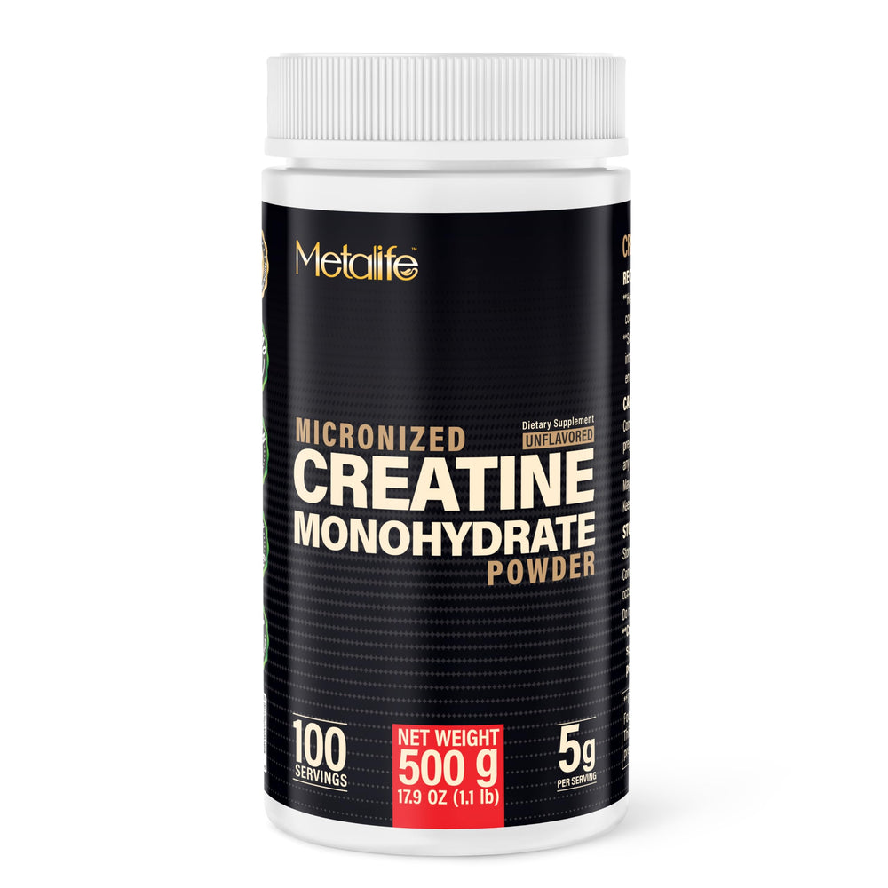 METALIFE envase frontal 500 g muestra pureza y conveniencia