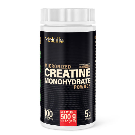 METALIFE envase frontal 500 g muestra pureza y conveniencia