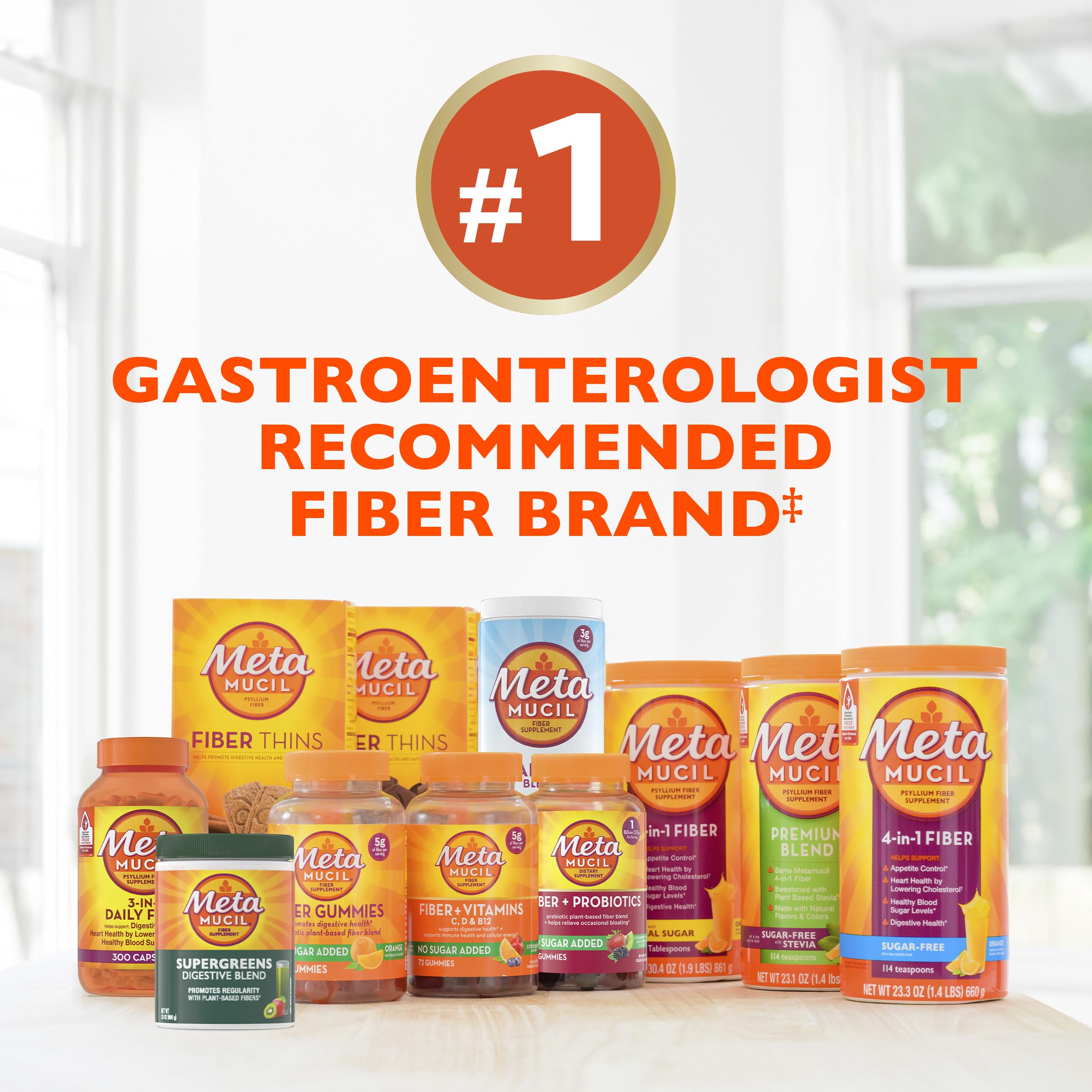 Metamucil en desayuno estilo de vida persona sosteniendo vaso energizante