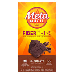 Escena de oficina con Metamucil Fiber Thins como snack práctico y saciante