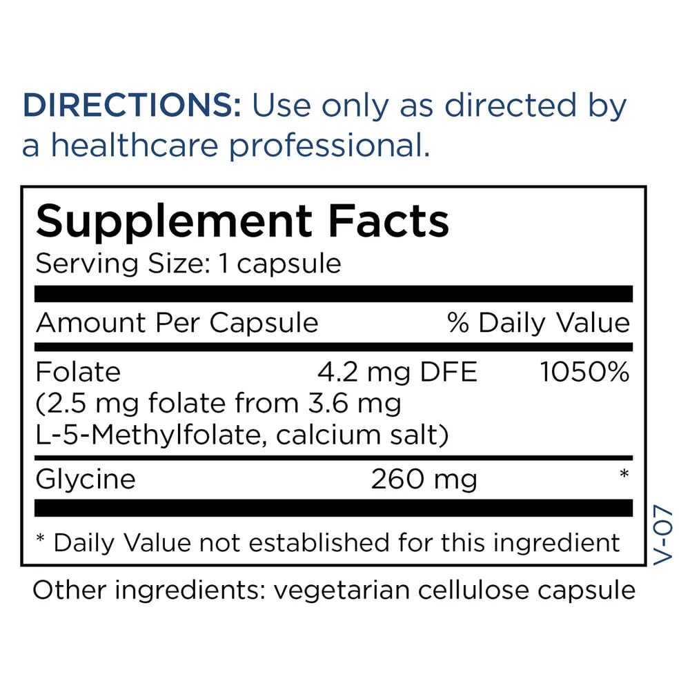 MethylPro etiqueta en detalle ilustrando ingredientes y pureza, tranquiliza al comprador