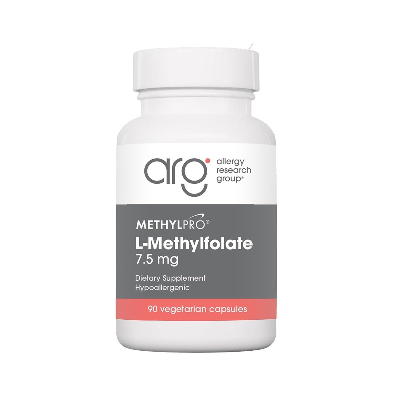 MethylPro frasco frontal mostrando etiqueta y beneficio de folato activo