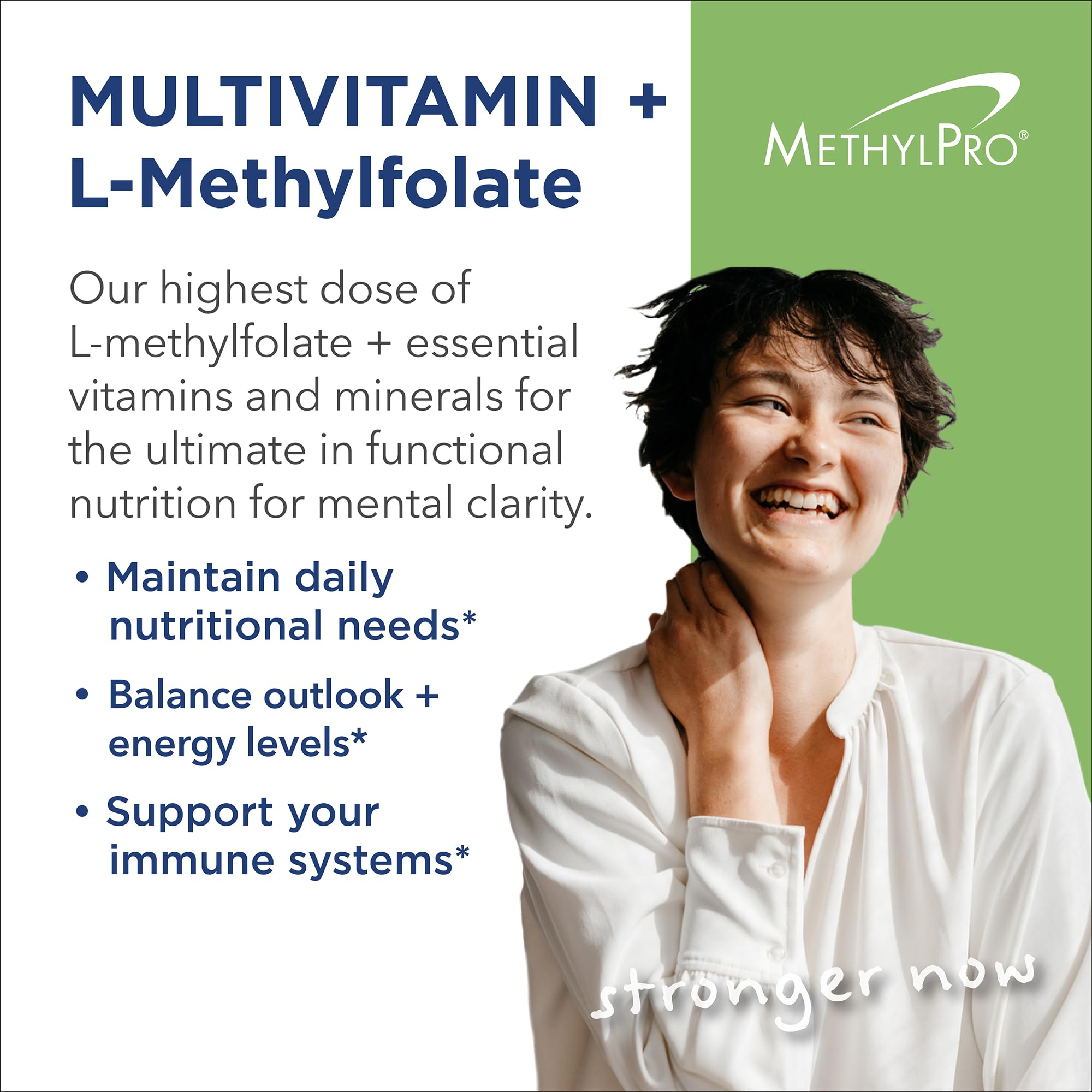 MethylPro detalle del contenido en polvo y apariencia de la fórmula