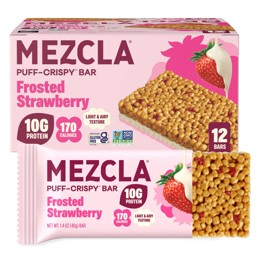 Mezcla barra fresa frontal mostrando cobertura y brillo apetecible