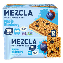 Mezcla empaque frontal mostrando 12 barras, ideal para llevar