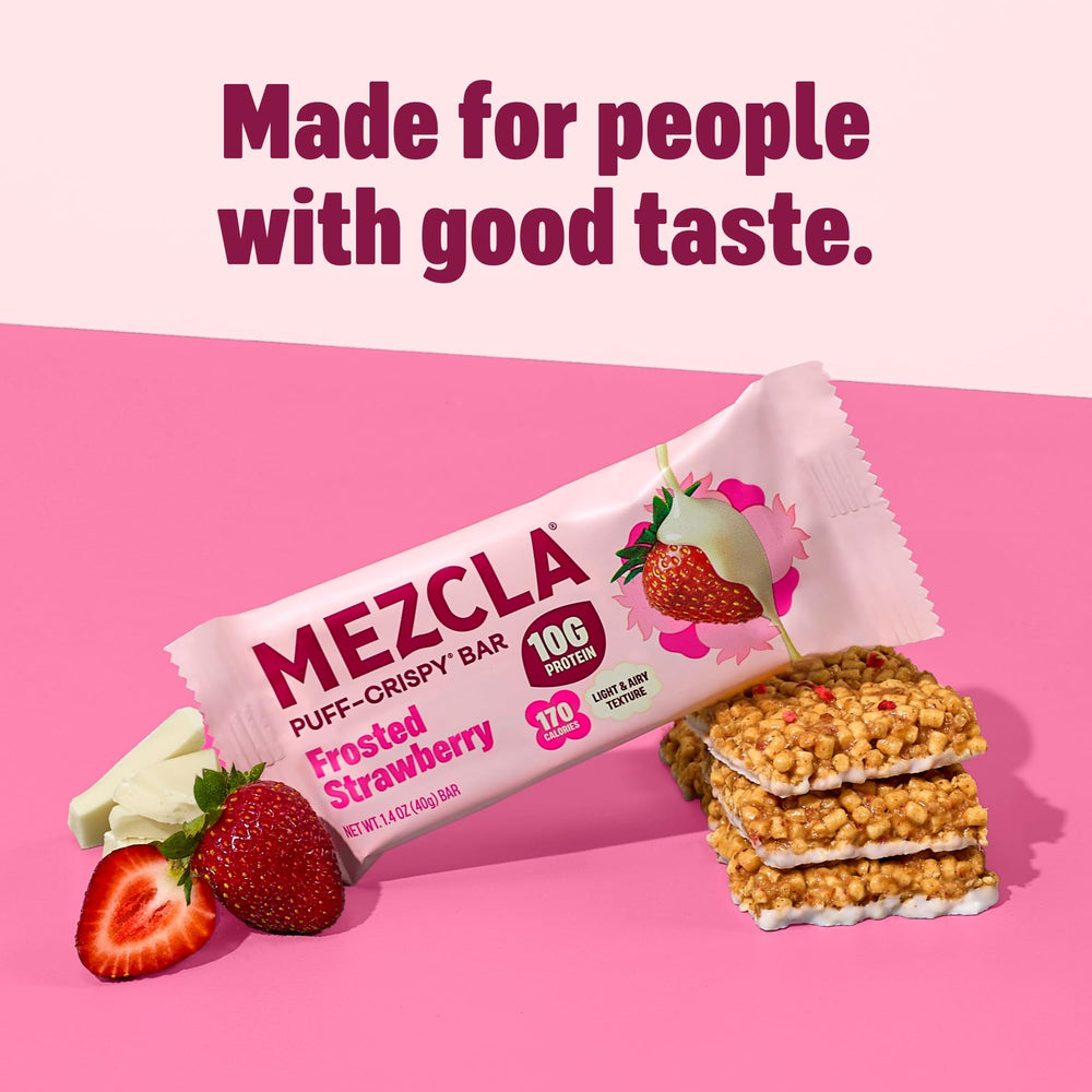 Mezcla barra empacada junto a objetos para comparar tamaño y escala