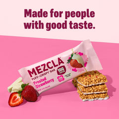 Mezcla barra empacada junto a objetos para comparar tamaño y escala