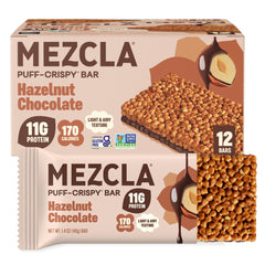 Mezcla empaque frontal mostrando barras, ideal para llevar