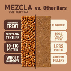 Mezcla primeros planos de guisante, quinoa y cacao como ingredientes