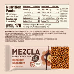 Mezcla detalle de textura puff-crispy que aporta crocancia