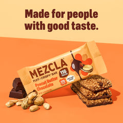 Mezcla barrita en escritorio como snack práctico en la oficina