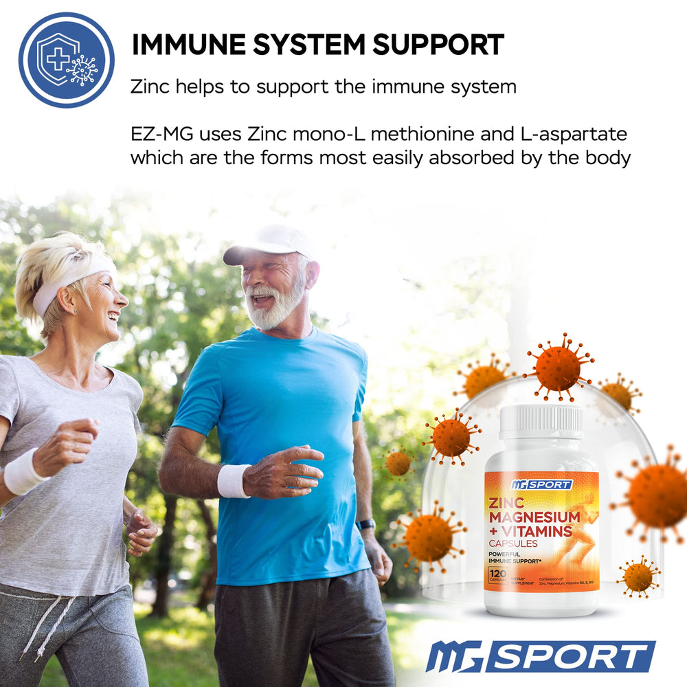 Etiqueta de MgSport ZMA con lista de ingredientes y dosis para transparencia informativa
