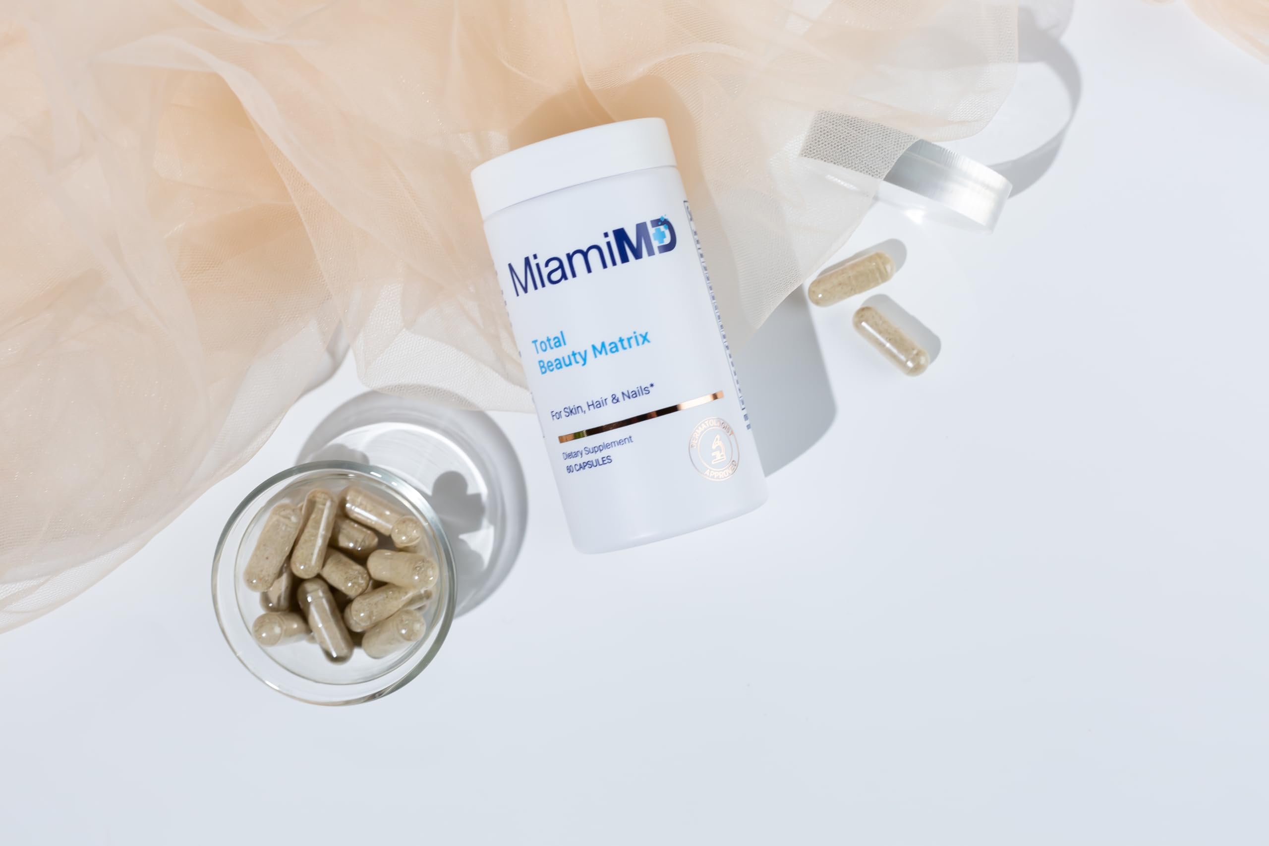 MiamiMD etiqueta con lista de ingredientes para transparencia y confianza